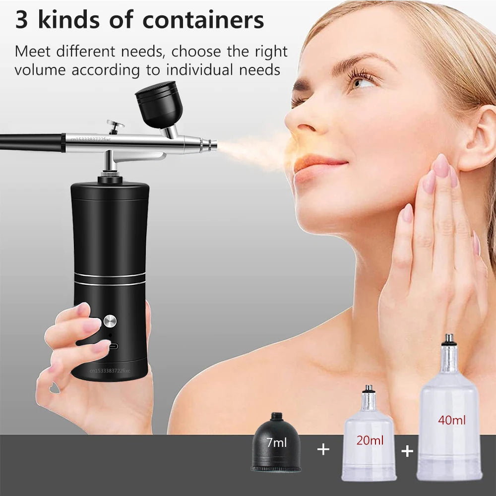 Airbrush with Compressor Airbrush Painting Mini Spray Gun for Painting Wireless Paint Gun Airbrush Kit with Compressor Spray Gun