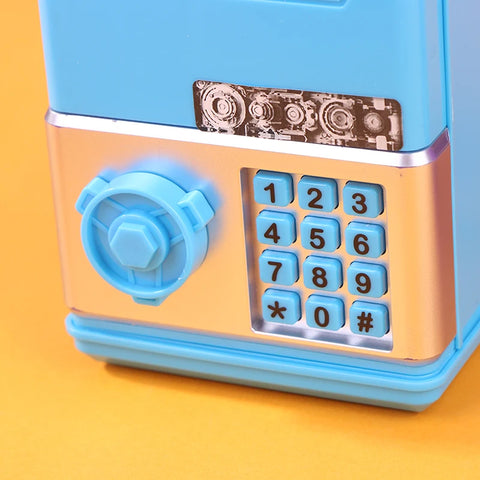 1 Piece ATM Mini Cash Saving Money Box New Password Children's Piggy Bank Financial Saving Toys Child Gift For Boys Girls