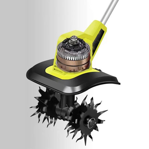 Abeden 20V Handheld Electric Ripper Cultivator Garden Rotary Tiller Cordless Weeder Garden Tractor Portable Grass Trimmer