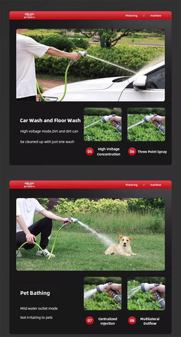 Portable Rechargeable Watering Machine Outdoor Lithium Battery Dual-core Water Pump Rural Watering Vegetable Garden Supplies