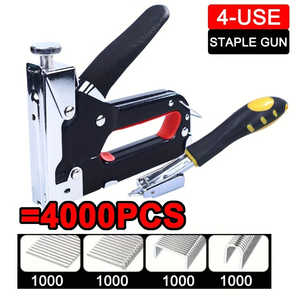 4-in-1 Manual Nail Gun Tool Durable Air Nailer for DIY, Home Decoration, Camping & Industrial Use