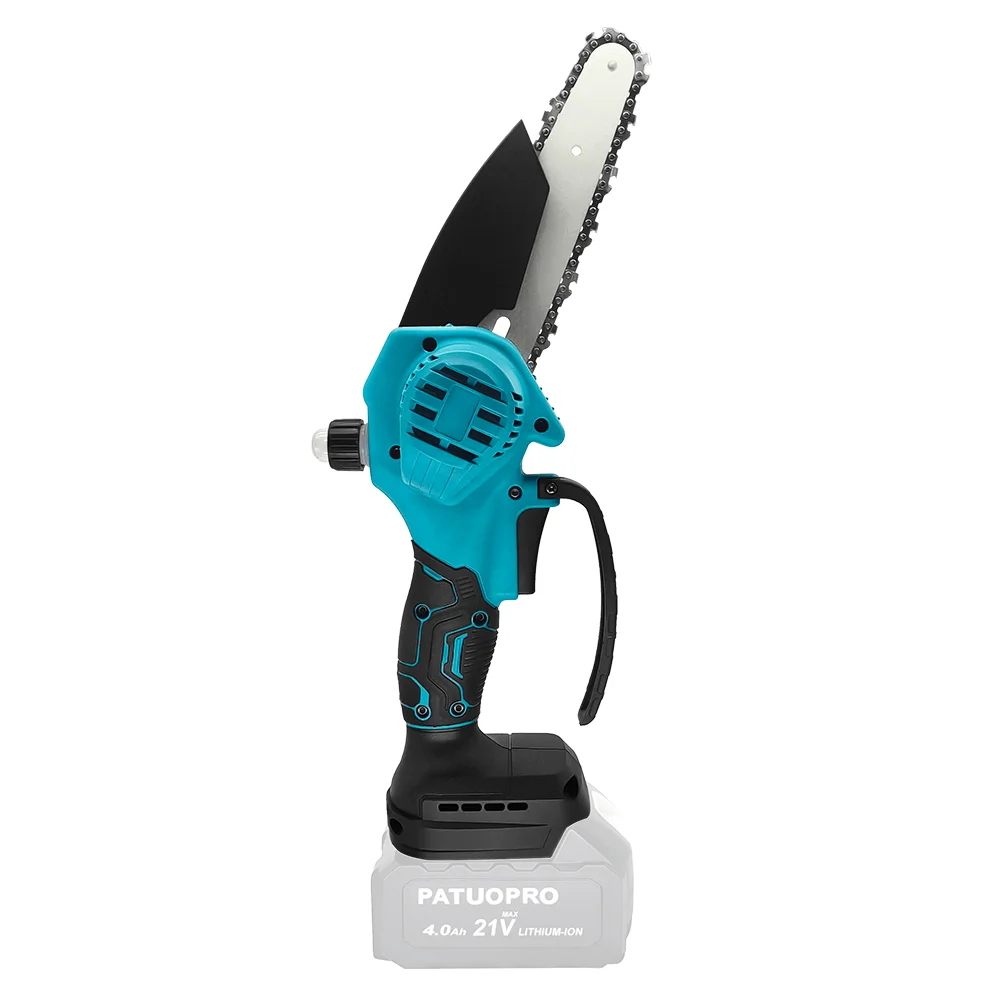 6inch Brushless Electric Chain Saw Cordless Portable Tree Branch Logging Chainsaw Woodworking Garden Tool For Makita 18V Battery