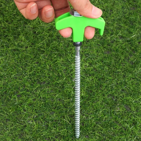 4/10pcs Outdoor Tent Ground Nail 20CM Screw Anchor Stakes Pegs For Trap Shelter Carbon Steel Hexagonal Head Camp Accessories