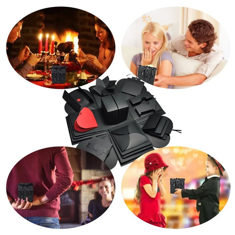 DIY Explosion Photo Album Gift Box Storage Box Valentine's Day Surprise Gift Box Romantic Couple Creative Gift