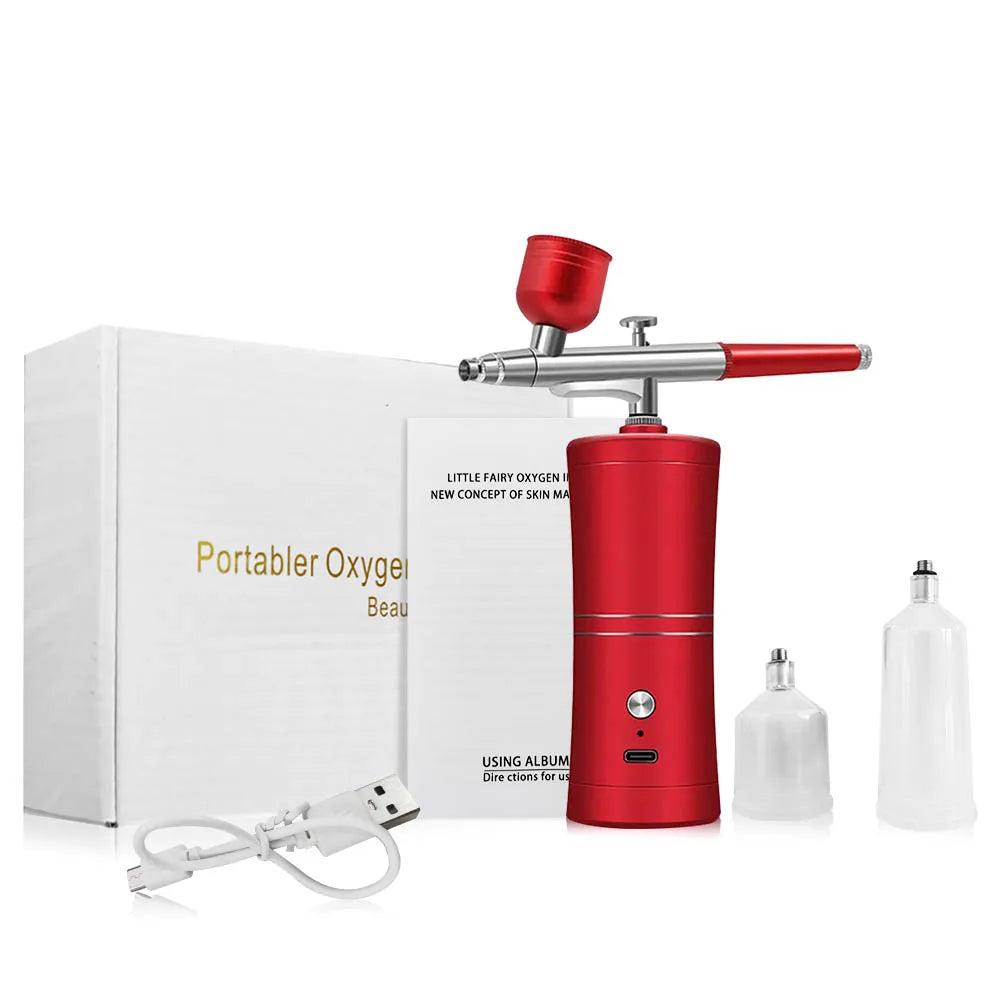 Airbrush with Compressor Airbrush Painting Mini Spray Gun for Painting Wireless Paint Gun Airbrush Kit with Compressor Spray Gun