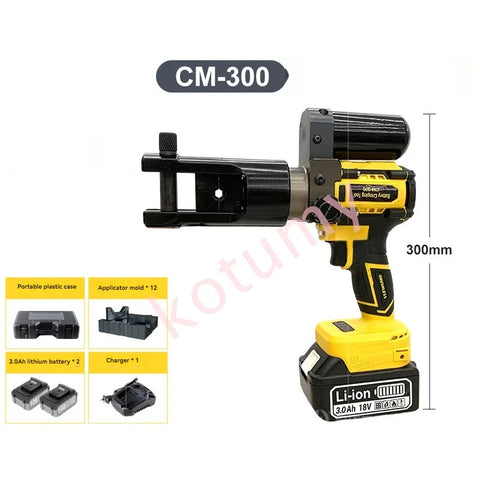 18V Lithium Battery Hydraulic Pliers Hydraulic Electric Fast Crimping Pliers Wire Terminals Crimping Cable Pliers