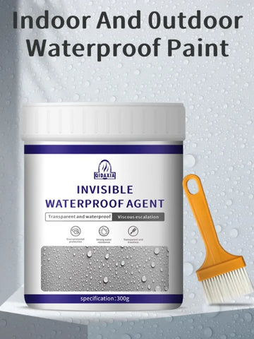 【Transparent Liquid Wall Waterproof Adhesive】Clear Waterproof Coating for Wall Leak Repair Invisible Protection Easy Application