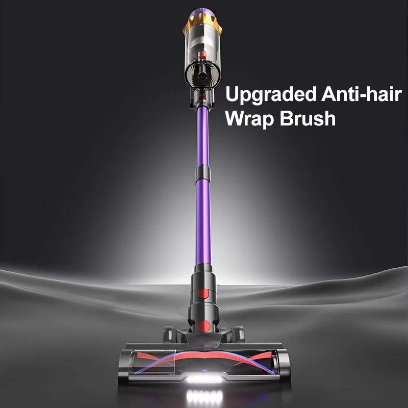 Handheld Vacuum Cleaner 45KPa 550W Brushless Motor LED Touchscreen,Removable Battery, Cordless Stick Vacuum for Home Pet Clean