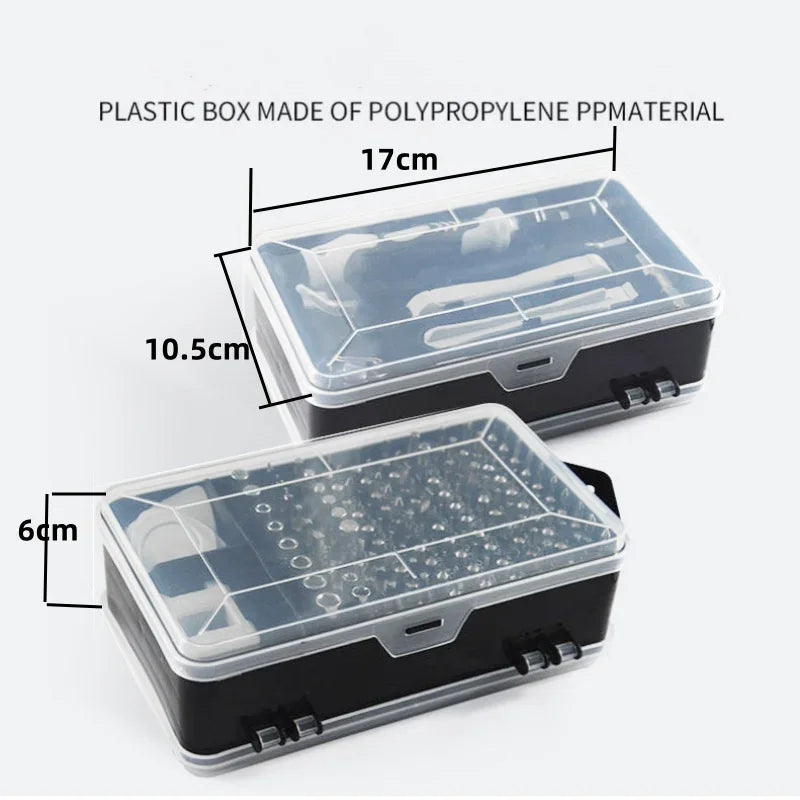115 in 1 Magnetic Precision Screwdriver Set Mini Repair Tool Kit for Computer Laptop Cell Phone PC MacBook Household Repair Tool