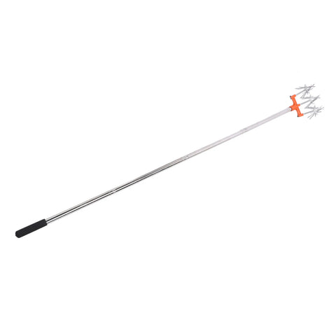 Manual Rotary Cultivator Tool Stainless Steel Teeth Adjustable Handle Garden Hand Tiller for Lawn Hand Rotary Cultivator