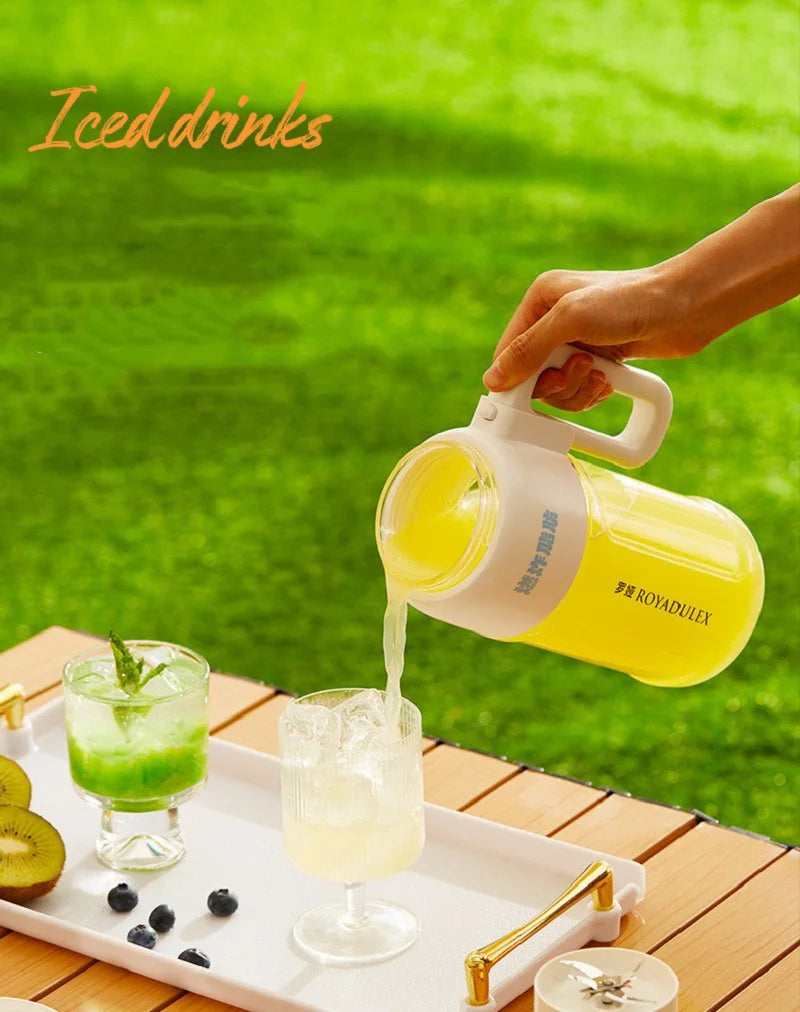 1000ml Wireless Juicer Blender Portable Drinking Cup Milkshake Mixer Juice Maker USB Rechargeable Home Juice Cup 1500mAh