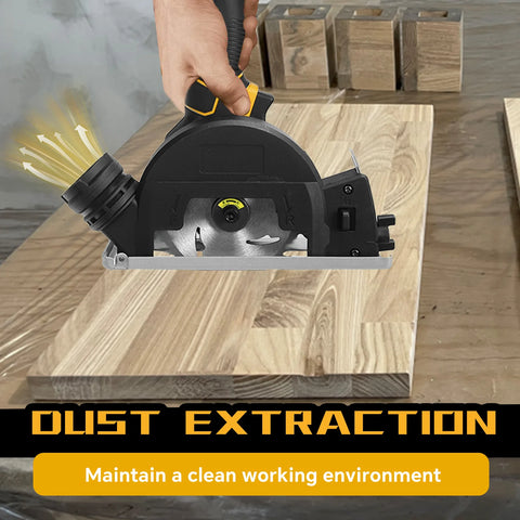 Cordless Circular Saw 12000RPM Brushless 3 Speed Angle Grinder Wood Plastic Metal Cutting for Dewalt 20V Battery (No Battery)