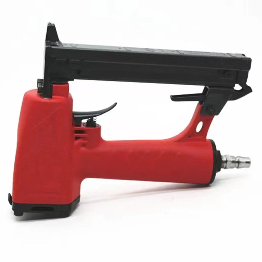 425K Air Nailer Stapler Gun Pneumatic U Type Gun for Rattan Alumium Metal Pole Furniture Staples