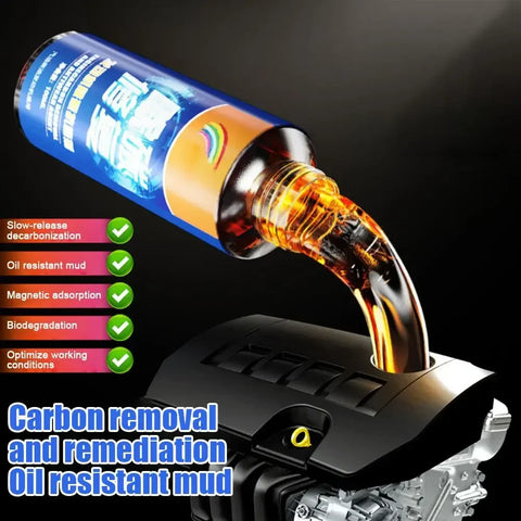 Efficient Anti-wear Agent, Engine Protection Agent Engine Cleaner Effective Reduce Noise Shake and Burn Engine Oil Cleaner