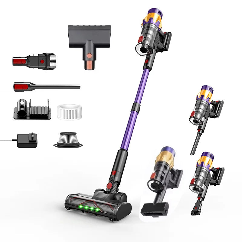 Handheld Vacuum Cleaner 45KPa 550W Brushless Motor LED Touchscreen,Removable Battery, Cordless Stick Vacuum for Home Pet Clean