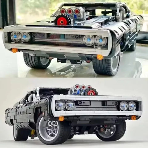 42111-Racing Car Model Building Kit  Set 1077PCS DIY Toy Gift for Kids Adults Creative Play Kids Teen Sports Car Collector Gift