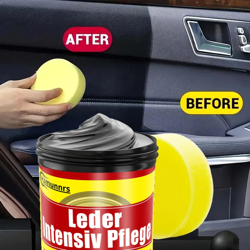 150g Multifunctional car repair kit: plastic parts and leather care and renewal, interior shine wax, tire gloss protection