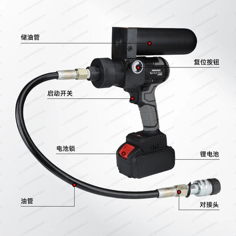 Lithium battery hand-held portable ultra-small hydraulic pump 70 trillion Pa pressure electric hydraulic pump