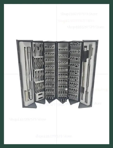 128in1 Precision Screwdriver Set for Smartphones PCs Electronics Home Appliance Repair Anti Slip Disassembly for DIY Maintenance