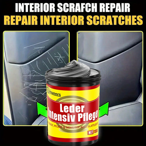 150g Multifunctional car repair kit: plastic parts and leather care and renewal, interior shine wax, tire gloss protection