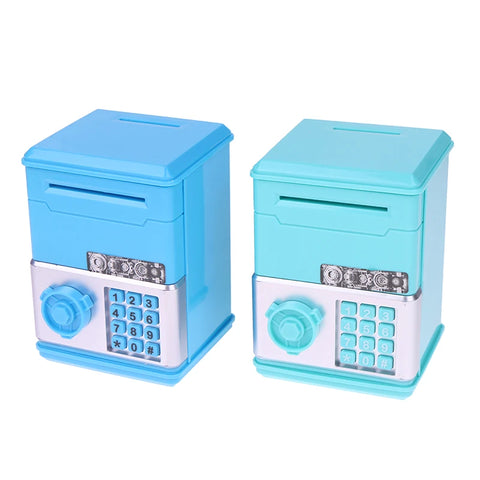1 Piece ATM Mini Cash Saving Money Box New Password Children's Piggy Bank Financial Saving Toys Child Gift For Boys Girls