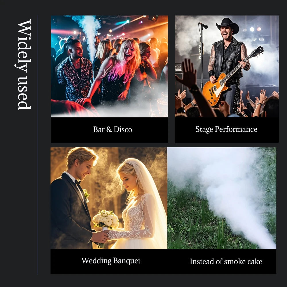 12V Water Mist Fog Machine Low Smoke Machine Auto Car Sprayer Outdoor Photography Machine For DJ Stage Wedding Music Party