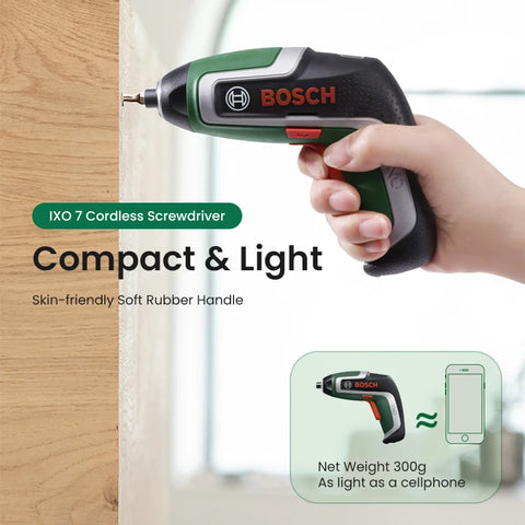Bosch IXO 7 Cordless Electric Screwdriver Mini Electric Drill 5.5Nm 235rpm 3.6V  Rechargeable Screwdriver Power Tool