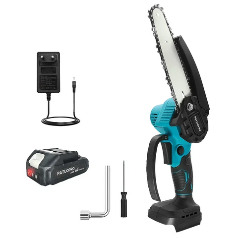6inch Brushless Electric Chain Saw Cordless Portable Tree Branch Logging Chainsaw Woodworking Garden Tool For Makita 18V Battery