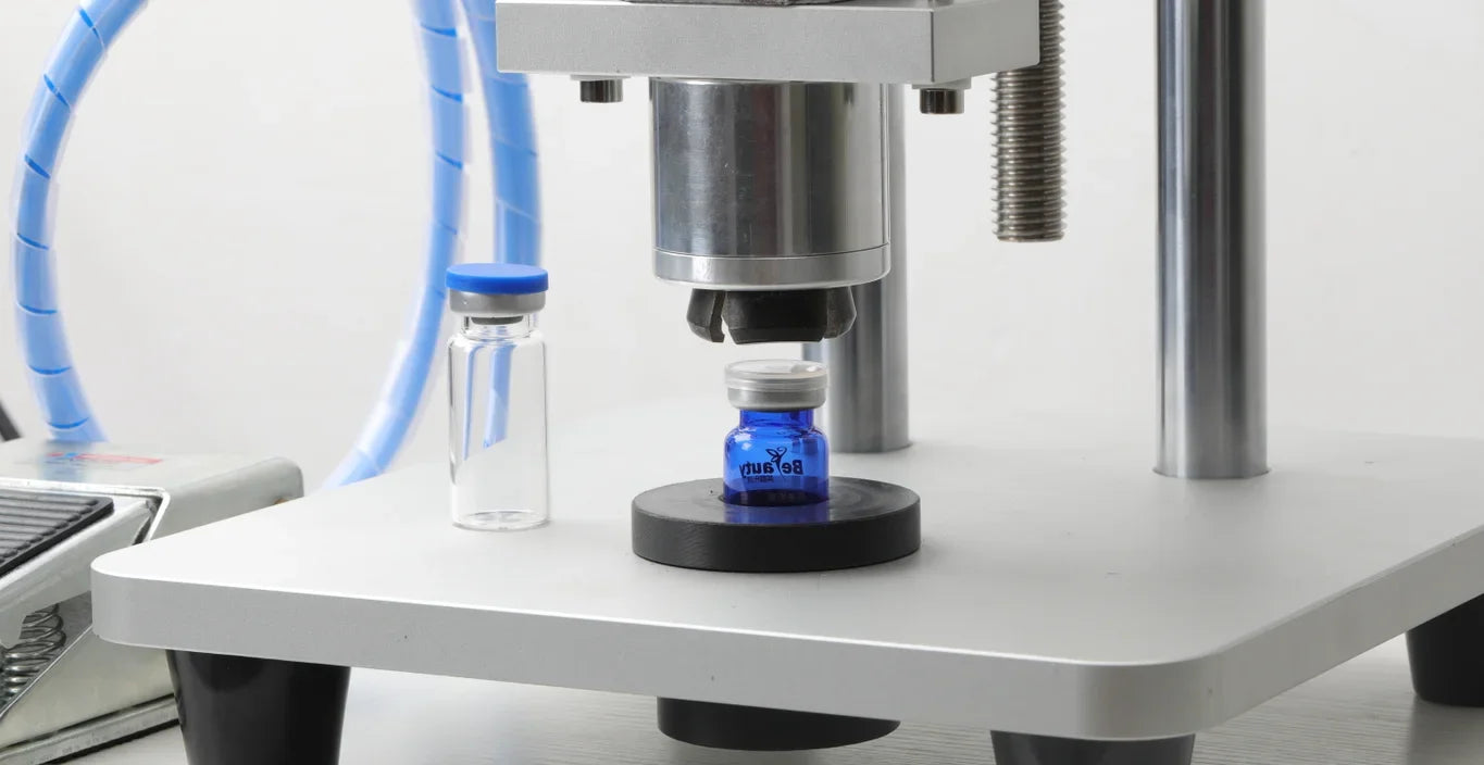 Semi-automatic Pneumatic Capping Machine for Glass Bottle 13mm 20mm