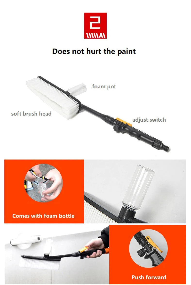 Portable Rechargeable Lithium Battery Water Gun, Wireless Vegetable Washing Machine Vehicle, 12V High Pressure Water Pump