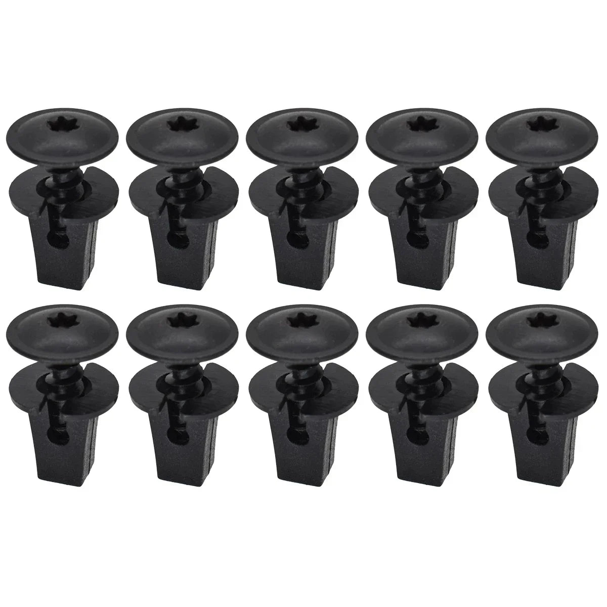 10/20Pairs Car Self Tapping Screws Engine Clamps Torx Screw Bolt Bumper Arch Mud Flaps Splash Guards Undertray Trim Fixing