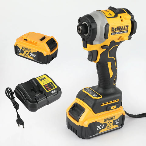 Dewalt 850 Screwdriver20V Brushless Lithium Battery Electric Screwdriver 3 Gears Adjustment High Torque High Impact withLEDLight