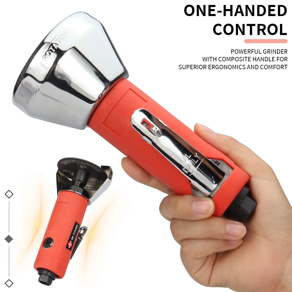 3 Inch Pneumatic Angle Grinder Wheel Air Grinder Tool for Metal Wood Cutting Grinder Pneumatic Tool Polishing Machine