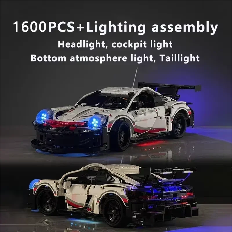 3200+PCs Vehicle Building Blocks Kit, Off-Road & Race Car Model Set for Adults - Mechanical DIY Construction Gift