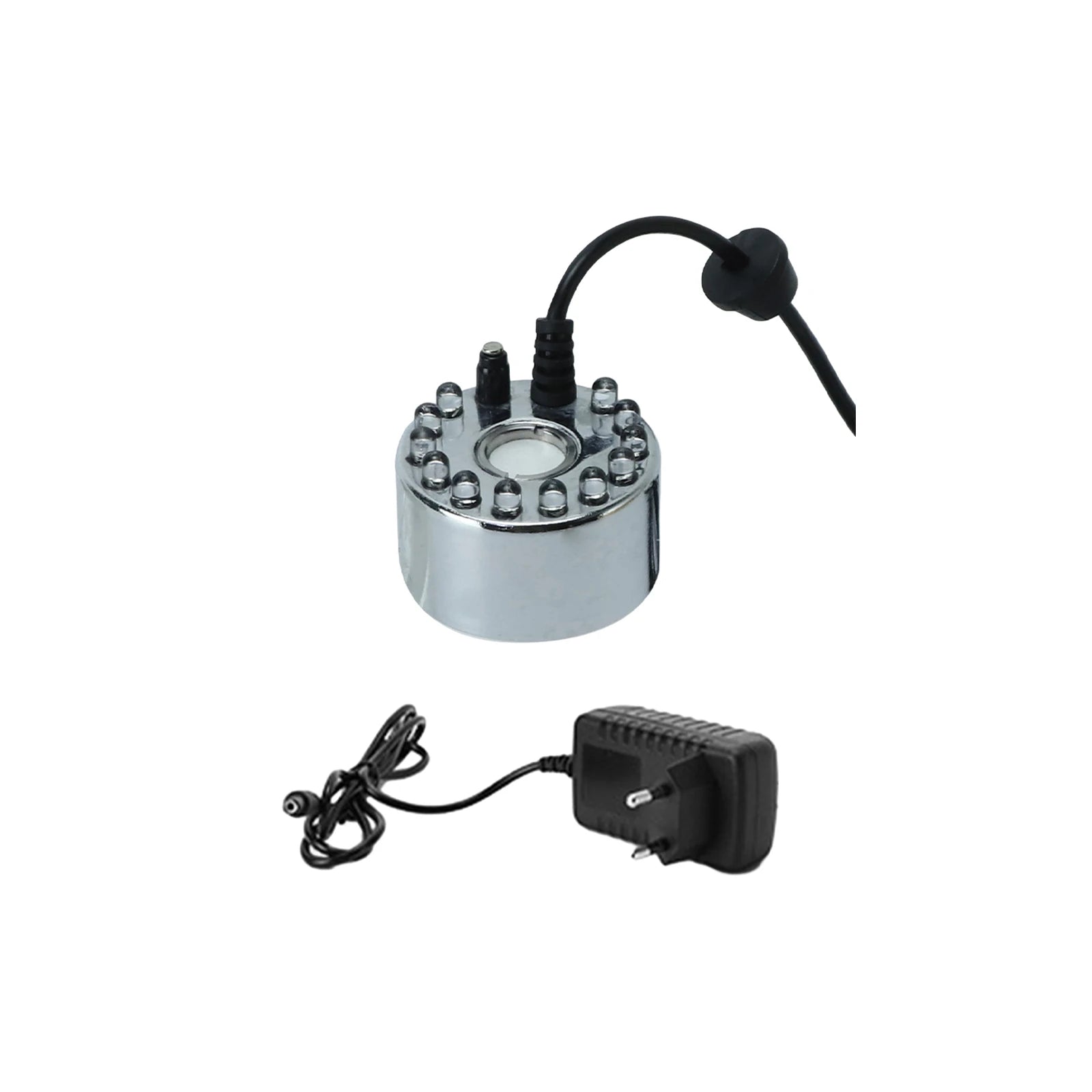 Halloween Mist Maker LED Pumpkin Light Mist Fountain Pond Fogger Machine Atomizer  Smart Control Mister with 12 colorful lights