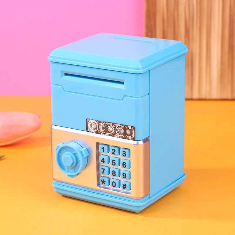 1 Piece ATM Mini Cash Saving Money Box New Password Children's Piggy Bank Financial Saving Toys Child Gift For Boys Girls