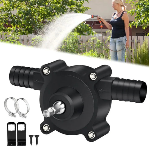 Hand Pump Water Drill Water Pump Electric Drill Pump for Water Gasoline Oil Diesels Fluid Water Transfer Pump Mini Pumping