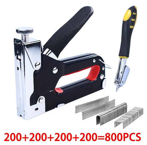 4-in-1 Manual Nail Gun Tool Durable Air Nailer for DIY, Home Decoration, Camping & Industrial Use