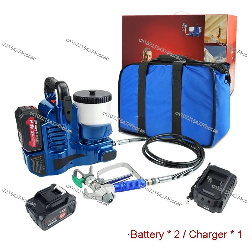High Pressure  Spraying Machine Electric Paint Sprayer Airless Spray Gun Lithium Battery Airless Spray Machine