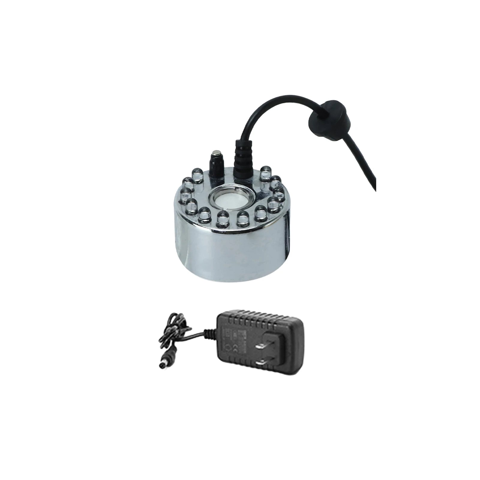 Halloween Mist Maker LED Pumpkin Light Mist Fountain Pond Fogger Machine Atomizer  Smart Control Mister with 12 colorful lights