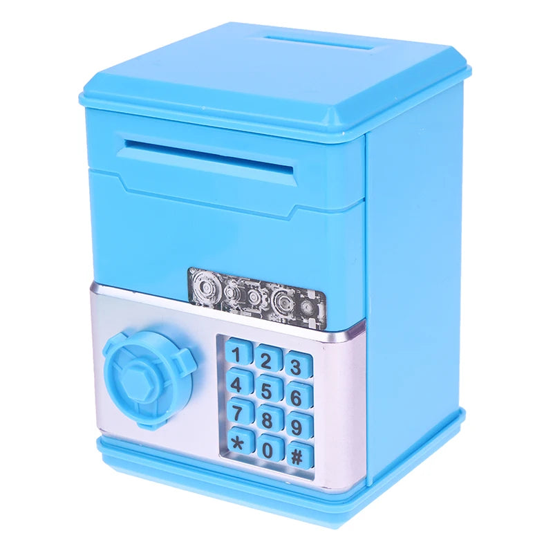 1 Piece ATM Mini Cash Saving Money Box New Password Children's Piggy Bank Financial Saving Toys Child Gift For Boys Girls