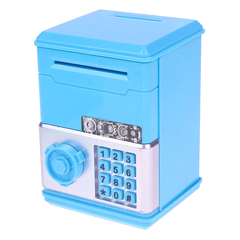 1 Piece ATM Mini Cash Saving Money Box New Password Children's Piggy Bank Financial Saving Toys Child Gift For Boys Girls