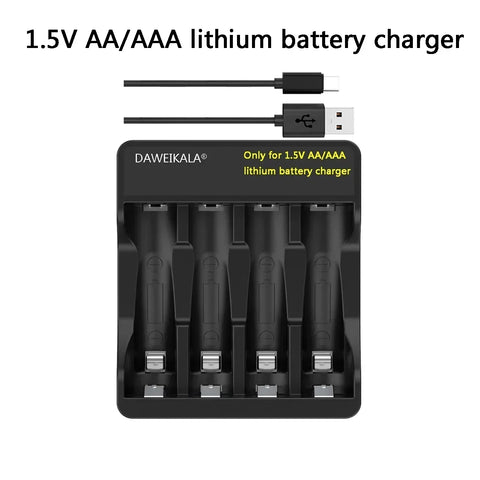 AA Battery 1.5V Li ion AA Rechargeable Batteries High capacity 16800mWh For Remote Control Toy Battery Light Fast charging