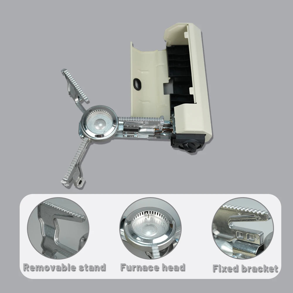 Foldable camping stove portable stove with storage bag, camp gas stove, for picnic, backpacking hiking, adventure, home travel