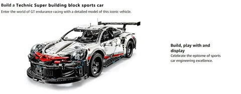 3200+PCs Vehicle Building Blocks Kit, Off-Road & Race Car Model Set for Adults - Mechanical DIY Construction Gift