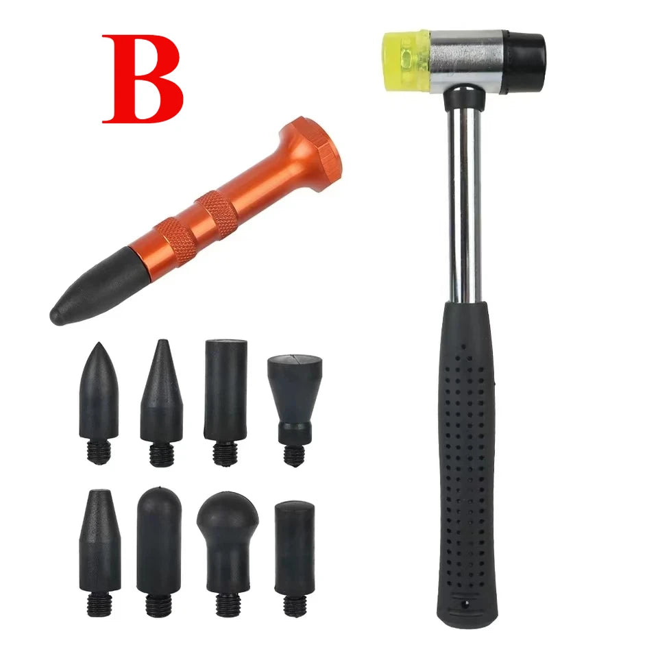 Car Dent Repair Tool Auto Body Part Mechanical Sheet Metal Paintless Dent Removal Puller Kit Hand Tools Kit Set