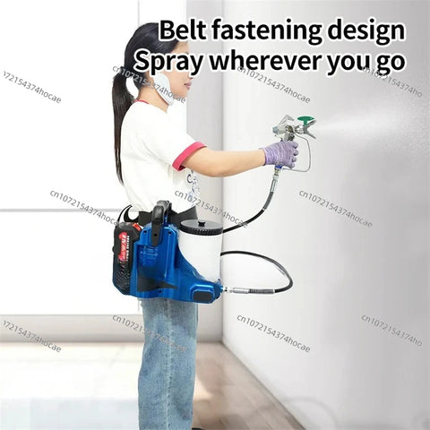 High Pressure  Spraying Machine Electric Paint Sprayer Airless Spray Gun Lithium Battery Airless Spray Machine