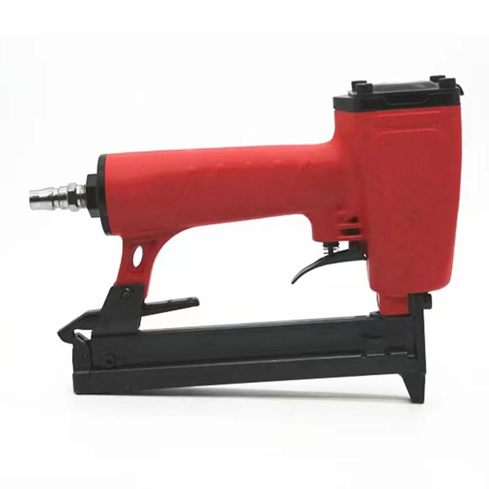 425K Air Nailer Stapler Gun Pneumatic U Type Gun for Rattan Alumium Metal Pole Furniture Staples