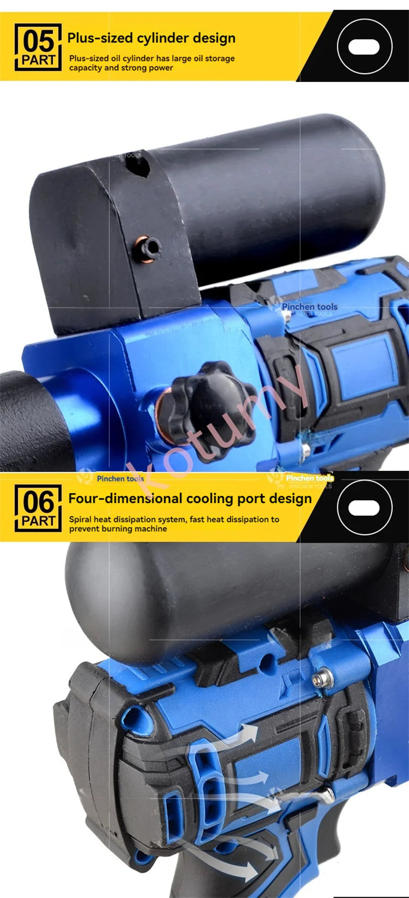 18V Lithium Battery Hydraulic Pliers Hydraulic Electric Fast Crimping Pliers Wire Terminals Crimping Cable Pliers