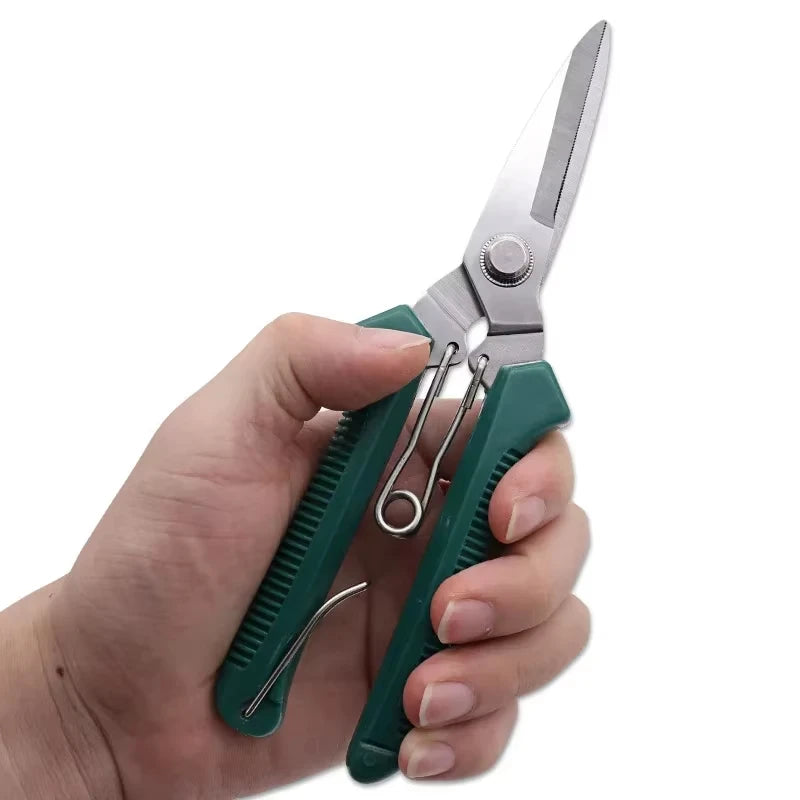 Garden Tools Secateurs Bonsai Shears Metal Gardening Scissor Pruning Tool Hand Cutter Fruit Picking Weed Household Potted